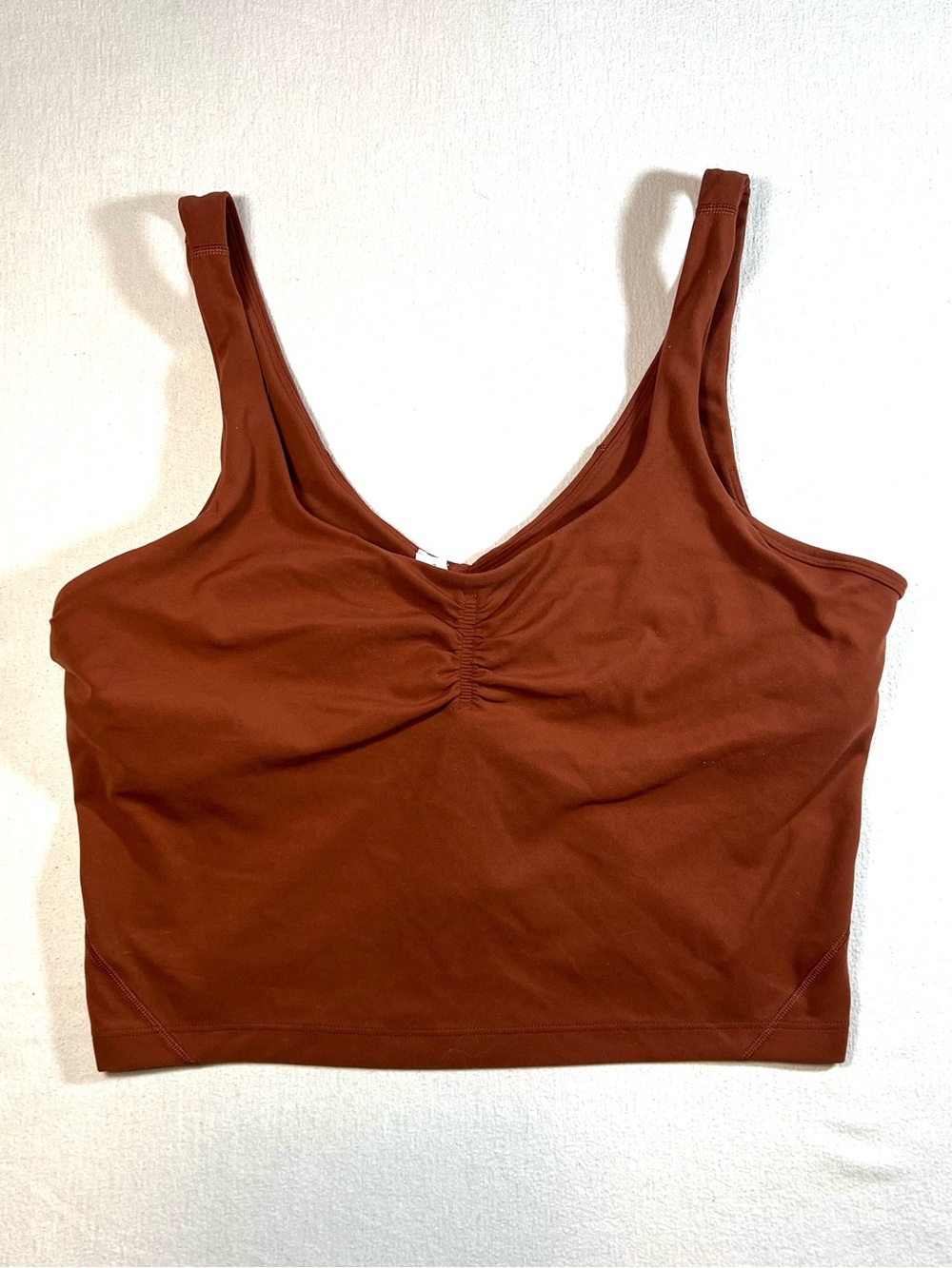lululemon athletica Rust Crop Tank Top